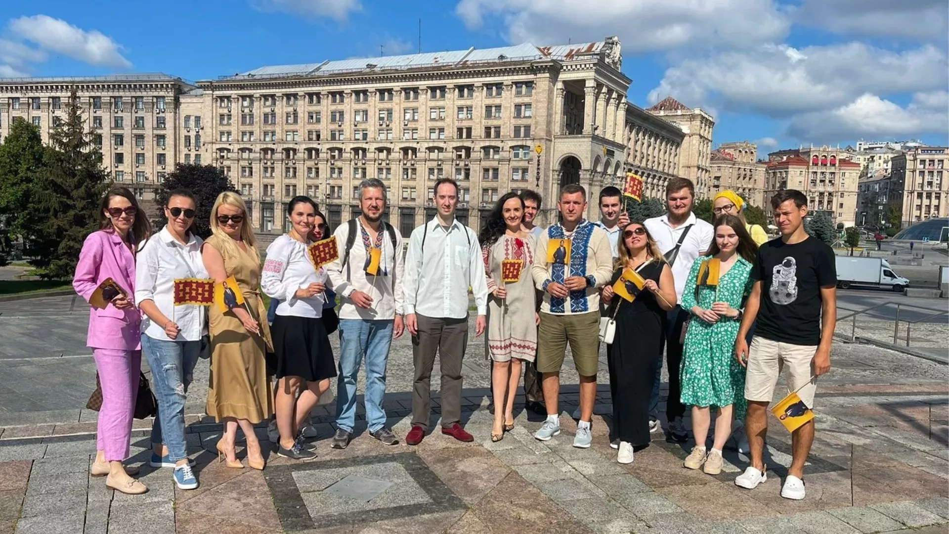 Приезд британского общественного деятеля Майкла Элстона в Украину